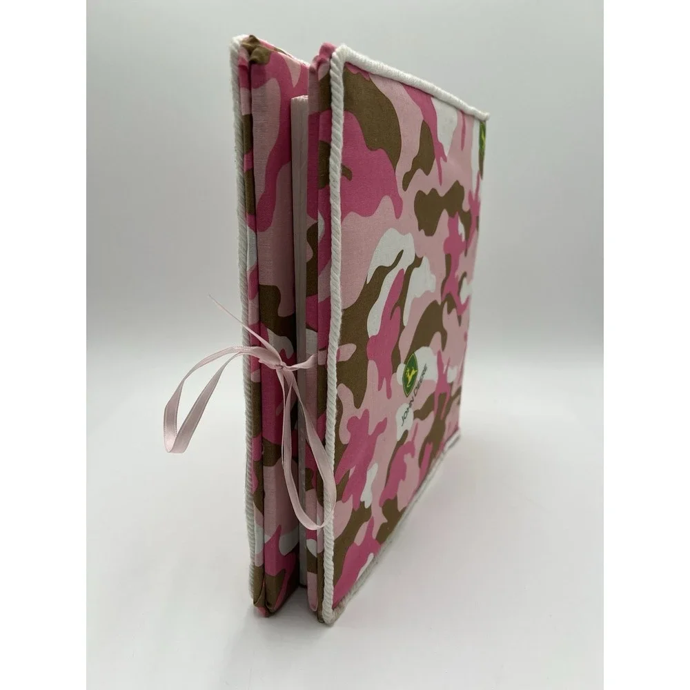 2013 Handmade John Deere Pink Camo Photo Album Scrapbook New Pages Included